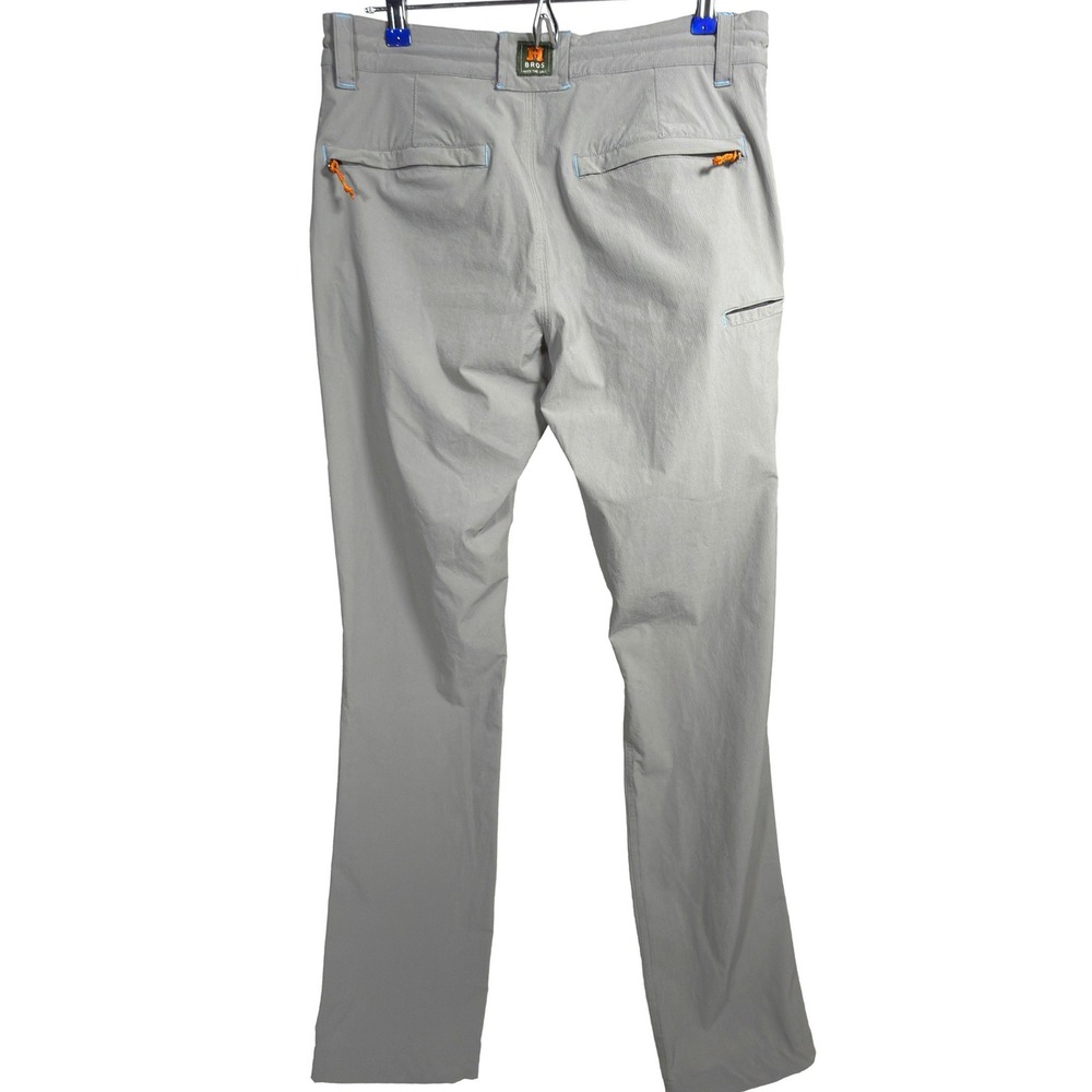 Howler Bros Shoalwater Tech Pants 30x34 Mens Stretch Outdoor Trousers Gray
